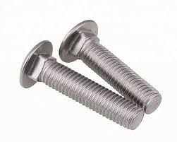 Болт меблевий  DIN 603.Покриття: білий цинк.10х55мм